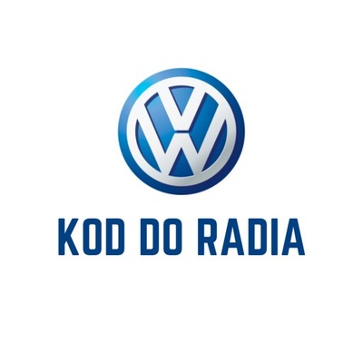 KODAS : RADIJO IMTUVO VW RCD510 RCD310 RNS315 BETA GAMMA 