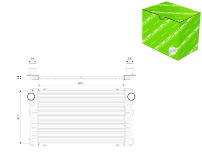 INTERCOOLER RADUADOR AIRE DE ADMISIÓN TOYOTA RAV 4 3 RAV 4 IV  