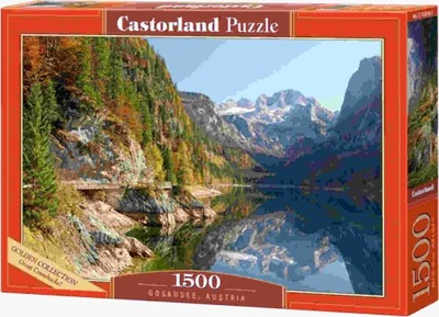 Puzzle 1500 el. Jezioro Gosausee w Austrii