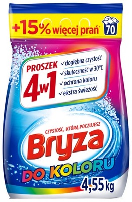 Bryza 4w1 Proszek do prania koloru 4,55 kg 70 prań