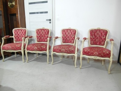 4 fotele - królewskie