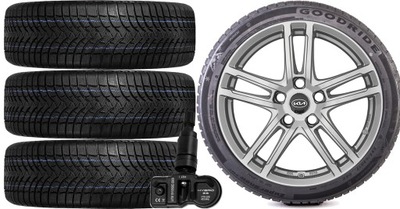 NUEVO RUEDAS INVIERNO KIA SOUL 2 GOODRIDE 215/55R17+TPMS  