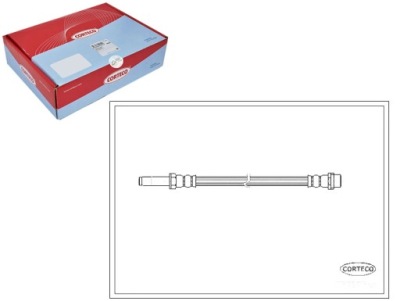 Corteco шланг гальмівний 172647b 1987476294 51265 фото №1