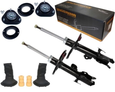 2x амортизатори + подушки безпеки + захист відбійники toyota rav-4 iii 2005-2013 перед фото №1