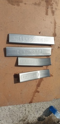 Накладки декоративні порогові jaguar xj x351 фото №1