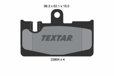 TEXTAR 2380401 ZAPATAS DE FRENADO  