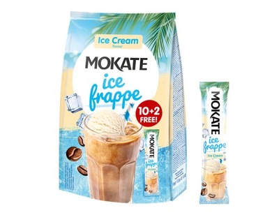 Kawa na Zimno Frappe Ice Cream Mrożona o smaku Lodów Śmietankowych MOKATE