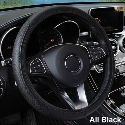 Universal Car Steering Wheel Cover Microfiber Leat 