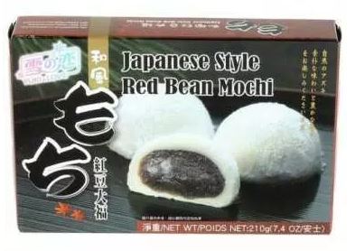 Red Bean Mochi Ryżowe Ciastka Z Fasolą Adzuki 210g