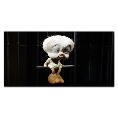 Obraz na płótnie Stary tweety ptak Banksy 140x70