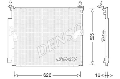 DENSO CONDENSADOR DE ACONDICIONADOR TOYOTA FJ CRUISER 4.0 01.06-01.18  