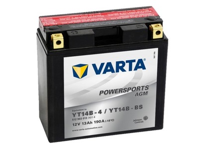 BATERÍA VARTA POWERSPORTS AGM 12V 13AH 190A L+  