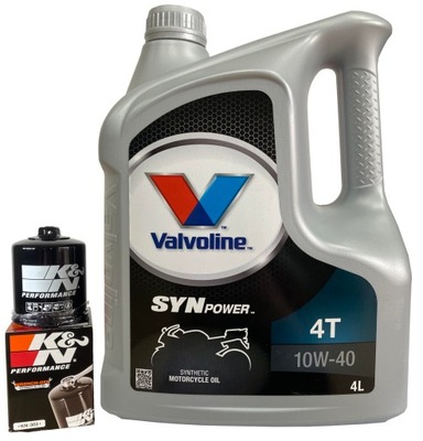 МАСЛО VALVOLINE SYNPOWER 10W40 4L + ФИЛЬТР K&N