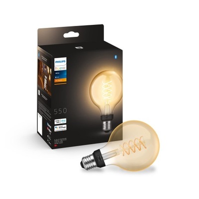 PHILIPS ŻARÓWKA HUE LED FILAMENT RETRO E27 G93 7W