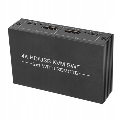 PRZEŁĄCZNIK KVM 2X1 HDMI USB 2.0 SWITCH 4K 4X