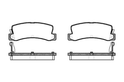 REMSA ZAPATAS DE FRENADO TOYOTA CARINA E 2.0 GTI (ST  