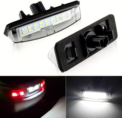 DIODO LUMINOSO LED TABLAS REJESTRACYJNEJ TOYOTA CAMRY AURION AVENSIS VERSO ECHO PRIUS  