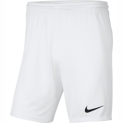 Spodenki treningowe Nike Park JR białe r. XL