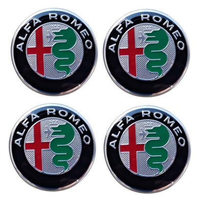 4X OEM КОЛПАЧКИ ALFA ROMEO 58 60 MM 50539932 КОЛПАЧКИ