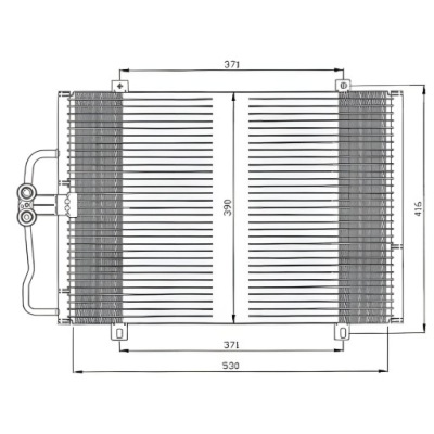 Конденсатор do renault scenic 96-99 фото №1