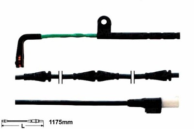 Датчик износа тормозных колодок тормозных ate sem500070 фото №1
