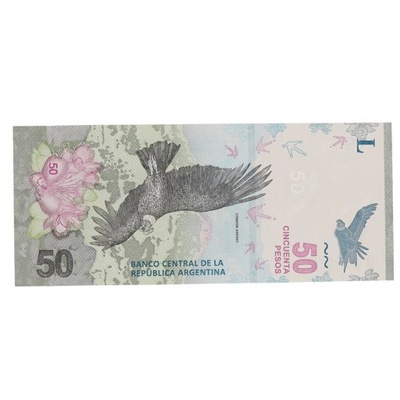 Argentyna - 50 pesos (2018) P-363, UNC