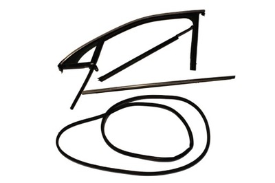 Kia sorento iv 4 ущільнювач накладки хром скло двері перед лівих фото №1