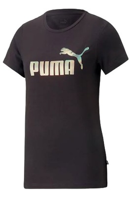 Koszulka z bawełny PUMA 674448 01 na lato S