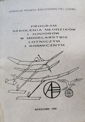 Program szkolenia w modelarstwie lotniczym i kosmicznym