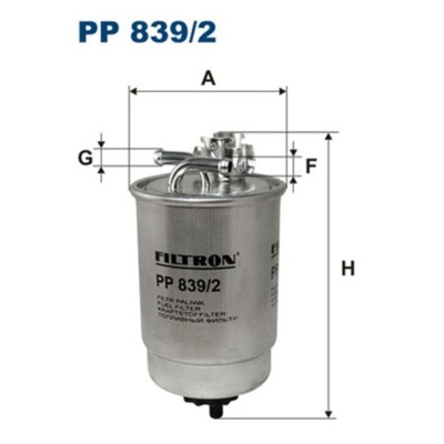 FILTRON PP 839/2 FILTRO COMBUSTIBLES  