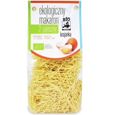 MAKARON (2-JAJECZNY) KRAJANKA BIO 250 g - BIO EUROPA