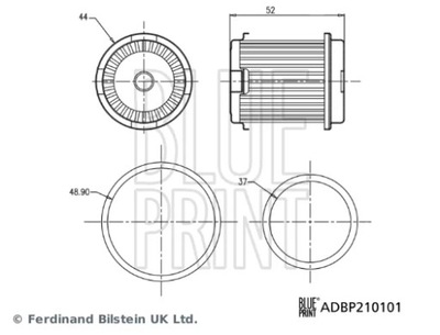 ADBP210101/BLP FILTER AUTOMATIC SKB HONDA CR-V 1.5  