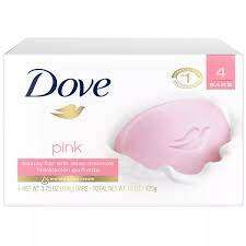 Dove Pink/Rosa 4x106 g - Mydło w kostce