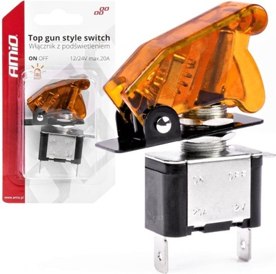 Переключатель выключатель prostokątny с подсветкой фото №1