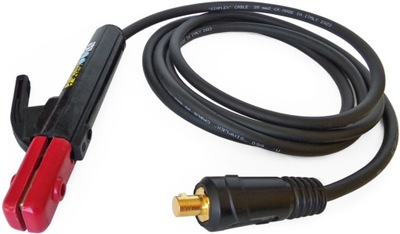 Kabel do spawarki przewód 25mm2 wtyk35 elektrod 3m