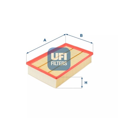 FILTRO AIRE UFI 30.155.00  