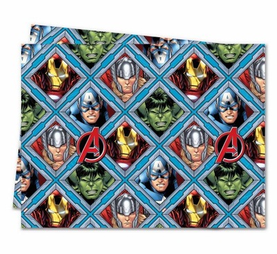 OBRUS FOLIOWY AVENGERS marvel dla dzieci 120x180cm