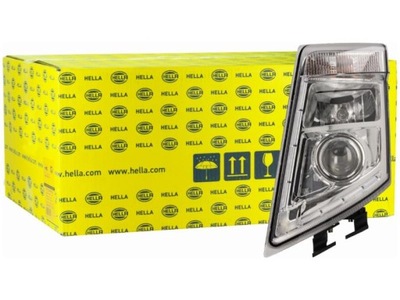 Лампа фара левый volvo fm 10- fh 08- fh 08- фото №1