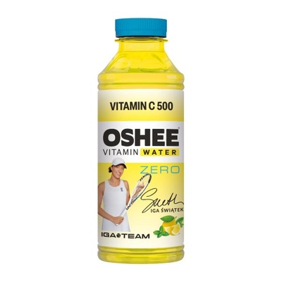 OSHEE VITAMIN WATER ZERO WITAMINA C NAPÓJ NIEGAZOWANY CYTRYNA-MIĘTA 555 ML