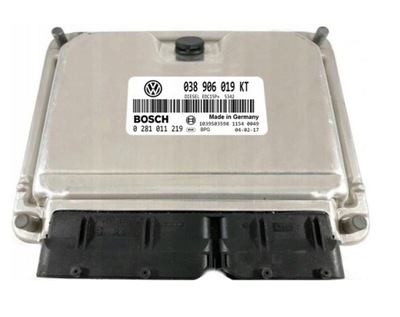 КОМП'ЮТЕР ECU SEAT SKODA 1.9 038906019KT 0281011219 IMMO OFF