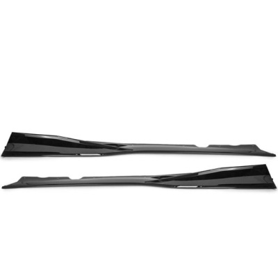 Накладки порогові блиск corvette c8 2020-2023 фото №1