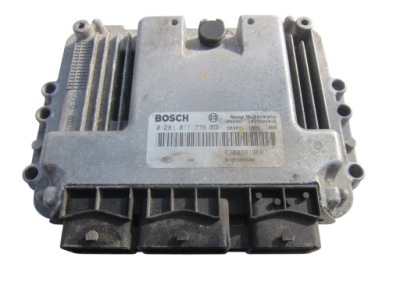 Бортовой компьютер блок управления двигателя ecu 0281011776 8200391966 renault 1.9dci фото №1