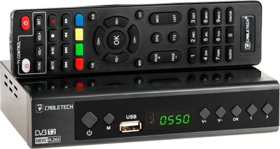 Tuner TV Cabletech Tuner DVB-T/C Hevc H.265 10bit Cabletech