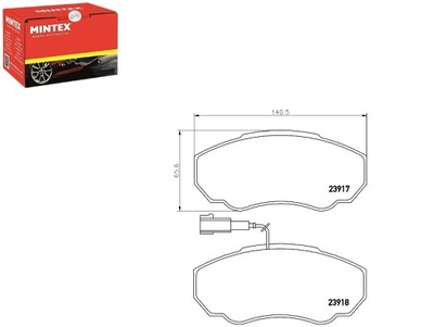 MINTEX КОЛОДКИ ТОРМОЗНЫЕ 77364862 E172133 425242 42