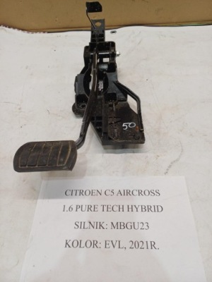 Педаль тормоза автоматическая коробка передач citroen c5 aircross 2021 1.6 бензин гибрид фото №1