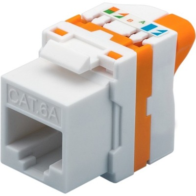 Techly Samozaciskowy Moduł Keystone RJ45 Kat.6A U/UTP