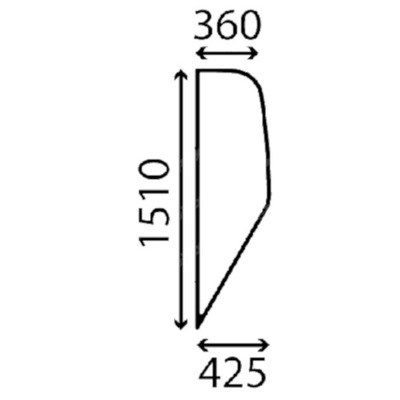 VENTANAS CASE LATERAL IZQUIERDA 6012413M1  