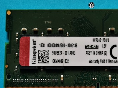 DDR4 8GB KingSton 2400