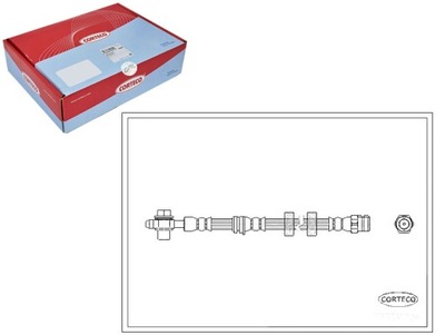 FIL DE FREIN FLEXIBLE SKODA CORTECO - milautoparts-fr.ukrlive.com