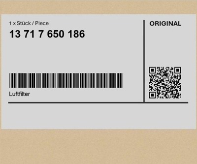 Фильтр воздуха bmw c1 фото №1